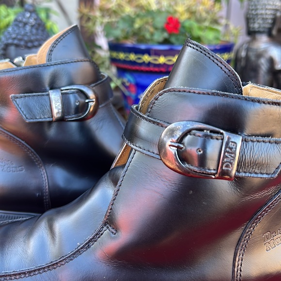 🏴󠁧󠁢󠁥󠁮󠁧󠁿 Dr. Martens MIE Vintage Platform MONO BLACK Side Zip Boots UK 7 - Picture 3 of 17